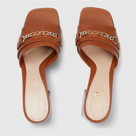 gucci sandalo slider legno|net a porter gucci slide.